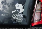 American staffordshire terrier bildekal