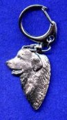 Pyrenéerhund nyckelring (huvud)