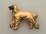 Afghanhund tjeckisk brosch