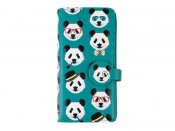 Panda plånbok blå lång