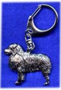Australian shepherd nyckelring