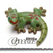 ödla miniatyr porslinsfigur Gold Dust Day Gecko