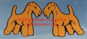 Lakelandterrier bilmagnet