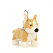Betty Corgi Dog Bag Charm Jellycat