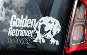 Golden retriever bildekal