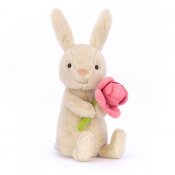 Kanin med påsklilja mjukisdjur Bobbi Bunny with Peony JellyCat
