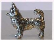 Chihuahua minimodell (långhårig)