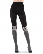 Fransk bulldogg tights /strumpbyxor Frenchie Face Sweater Tights IC