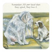 Glasunderlägg Spinone 2-pack Tilt your head