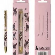 Fransk bulldogg kulspetspenna 1 ES