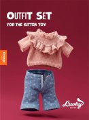 Lucky Kitty kläder Denim Hearts