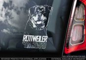 Rottweiler bildekal V4 - on board