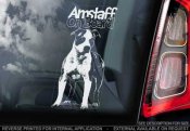 American staffordshire terrier bildekal V5 - on board