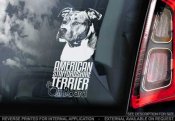 American staffordshire terrier bildekal V7 - on board