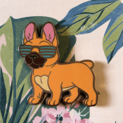 Fransk bulldogg pin