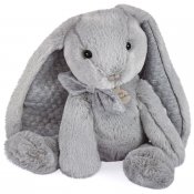 Kanin mjukisdjur i box pärlgrå 40 cm DouDou