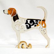 American Foxhound rysk figurin