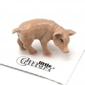 Griskulting miniatyr porslinsfigur Wilbur