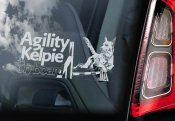 Australian kelpie bildekal Agility Kelpie - On Board