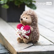 Igelkott mjukisdjur 20 cm Prickle with heart Orange Toys
