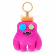 Fuggler Baby Pinkles Keyrings 8 cm rosa med knappögon