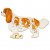 Cavalier king charles spaniel rysk figurin
