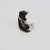 Basset hound miniatyr porslinsfigur Napoleon