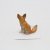 Fennec Fox miniatyr porslinsfigur Ageria