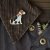 Jack russell terrier emaljpin/brosch Sweet William