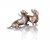 Tax (korthårig) miniatyr av brons limited edition Richard Cooper Bronze