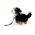Berner sennenhund mjukisdjur med koppel 22 cm Rappa