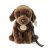 Labrador retriever (brun) mjukisdjur med koppel 25 cm Rappa