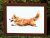 Welsh corgi pembroke bricka med kudde