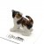 Calico kitten miniatyr porslinsfigur Holly