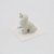 Pudel miniatyr porslinsfigur Bella