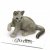 Russian Blue kitten miniatyr porslinsfigur Silver