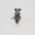 Chinchilla miniatyr porslinsfigur Andes