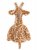 Giraff mjukisdjur 43 cm Gilbert Giraffe Bear & Me Charlie Bears
