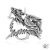 Papillon hängsmycke av silver travandes