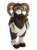 Mufflonfår mjukisdjur 76 cm Limited Edition Voyager Charlie Bears