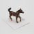 Häst miniatyr porslinsfigur Asil Arabian Colt