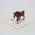 Häst miniatyr porslinsfigur Big Hoof Clydesdale