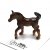 Häst miniatyr porslinsfigur Asil Arabian Colt
