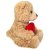 Nallebjörn mjukisdjur med hjärta beige 20 cm Teddy Hermann