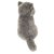 Katt mjukisdjur Chartreux 20 cm Teddy Hermann