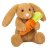 Kanin mjukisdjur Lilly med morot 23 cm Teddy Hermann