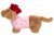 Tax (korthårig) mjukisdjur 26 cm Amelie Teddy Hermann