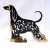 Afghanhund rysk figurin
