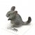 Chinchilla miniatyr porslinsfigur Andes