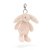 Bashful Blush Bunny Bag Charm JellyCat